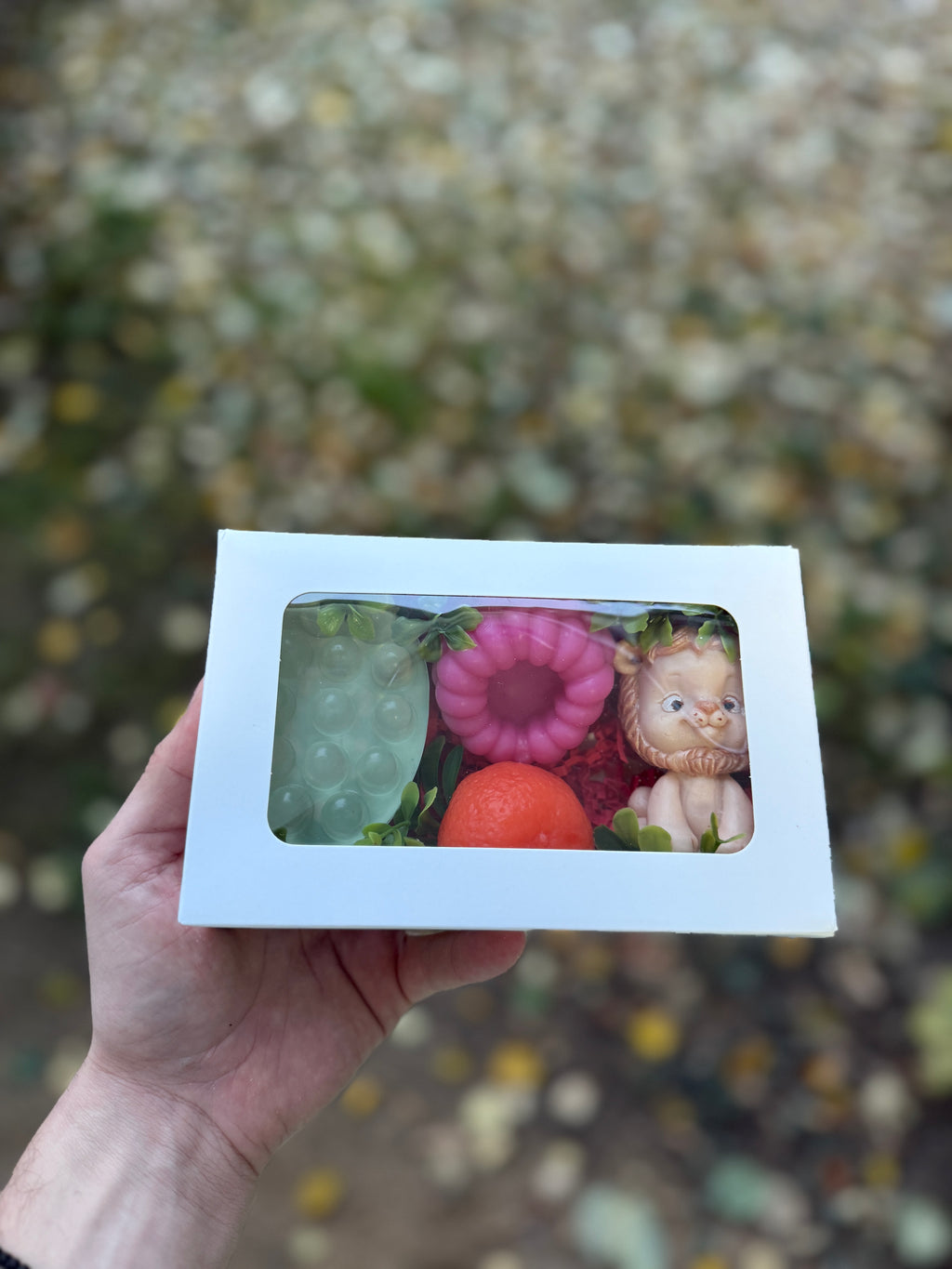 Aranjament cu săpunuri naturale „Dulcea grădină” 🦔