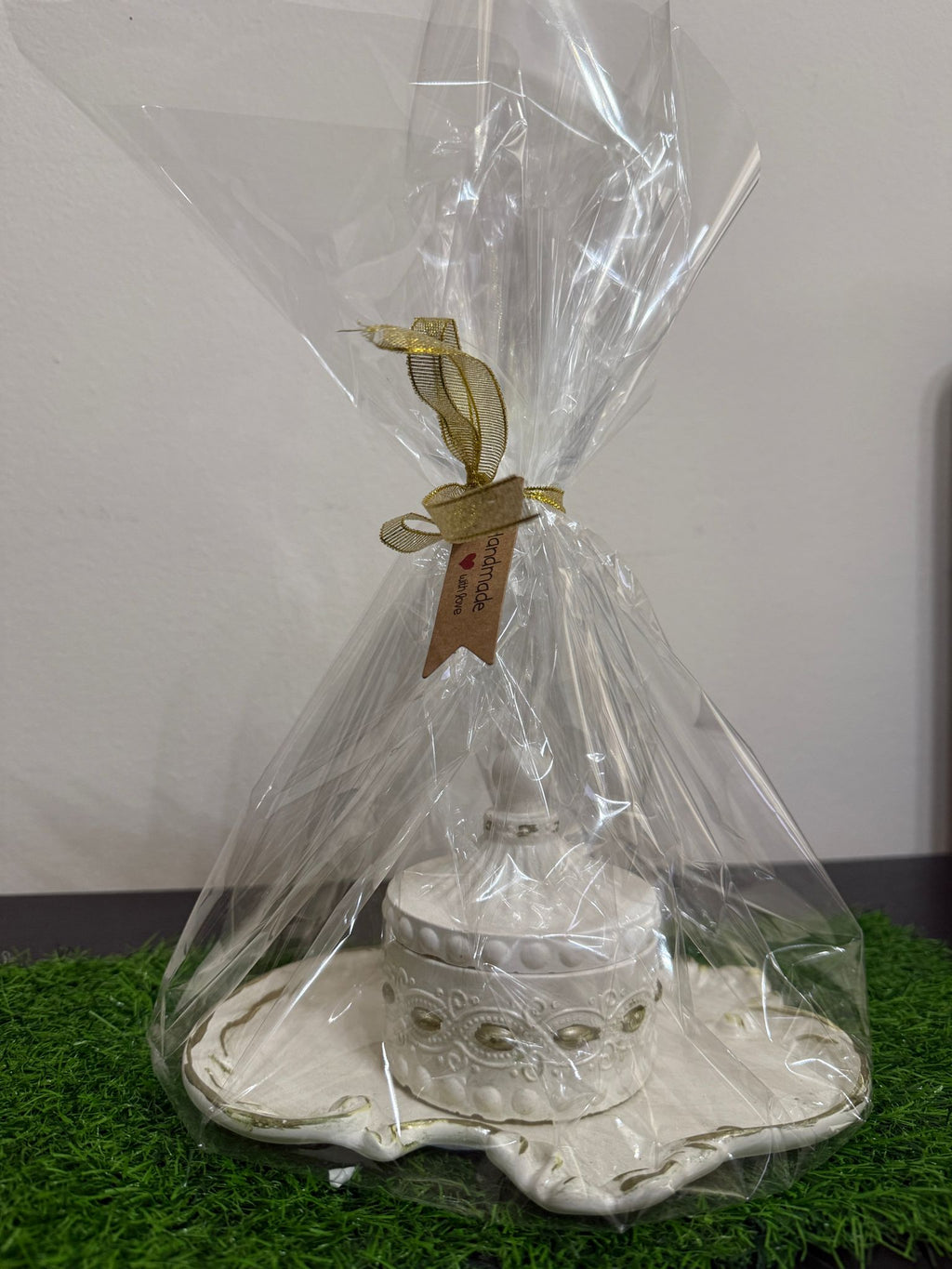 Lumanare in recipient ceramic